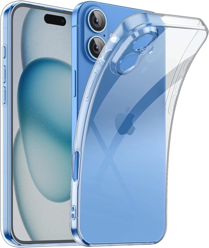 Clear Silicone Case for Iphone 16