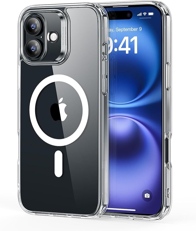 Silver  Silicone Case for Iphone 16 Pro