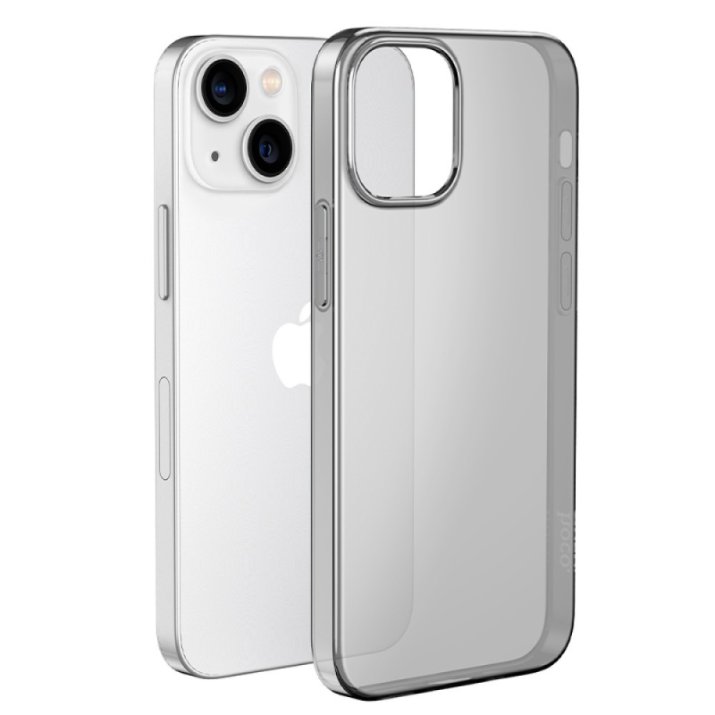 Hoco Creative series protective case for Apple iPhone 16Pro Max (black transparent)