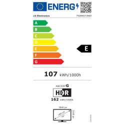 LG 75'' QNED AI QNED72 Mini LED 4K Smart TV 2026