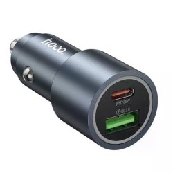 HOCO 48W Dual-Port Car Charger (USB-C + USB-A)