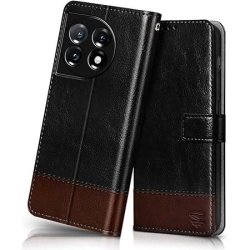 OnePlus 12R Black Sise Flip Case