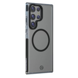 Black and Clear Case Magnetic for Samsung Galaxy S25 Ultra
